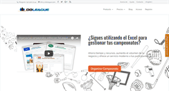 Desktop Screenshot of doleague.com